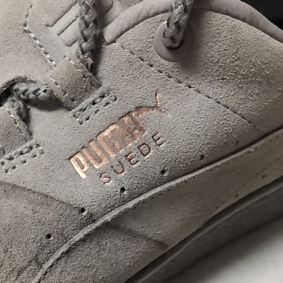 Puma Suede "Big Sean" Gray Leather Sneakers - Picture 2 of 11